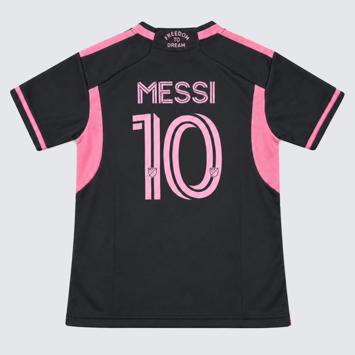 Kids Inter Miami Messi #10 Black Soccer Jersey & Shorts Set Youth Boys Girls