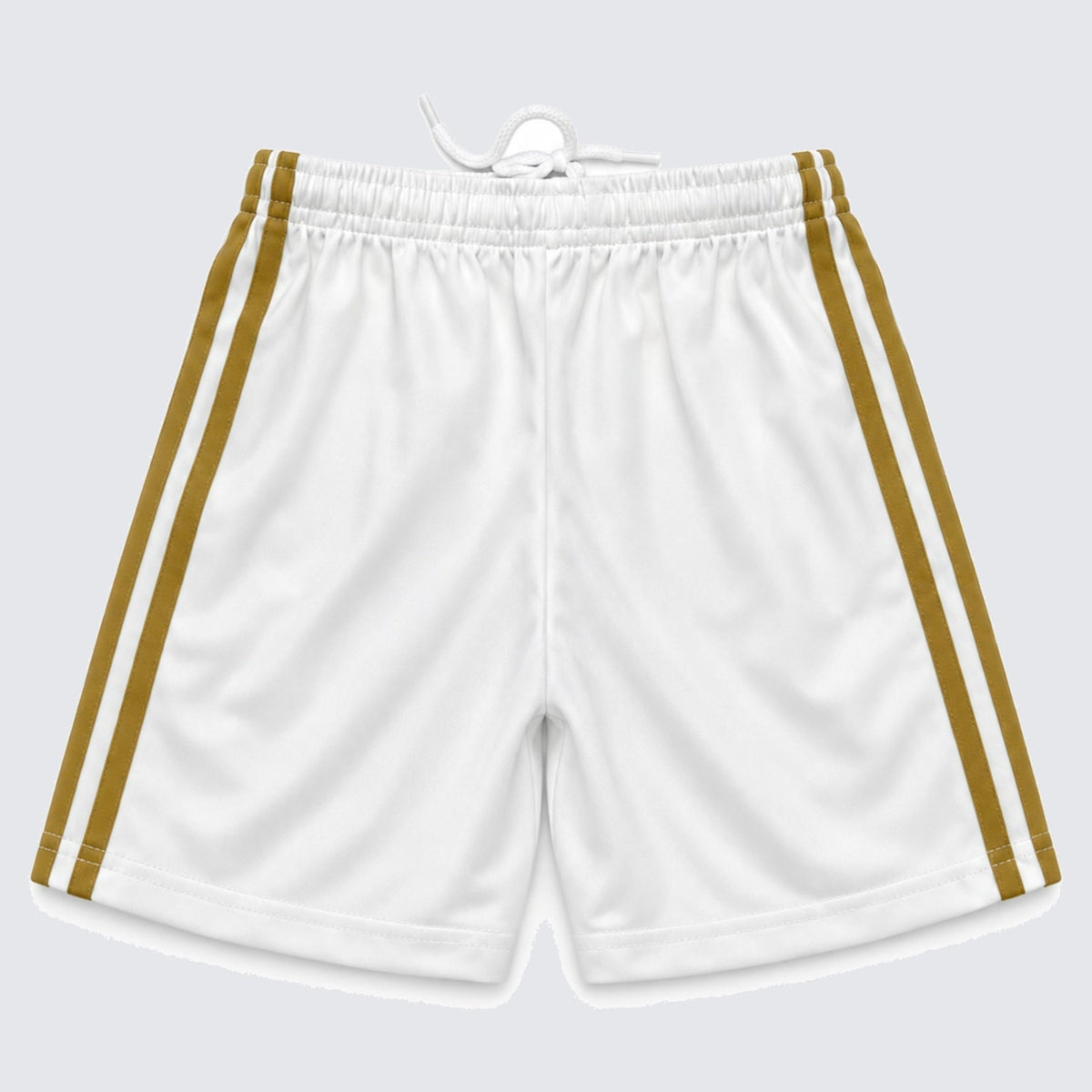 Kids Real Madrid Ronaldo #7 White & Gold Soccer Jersey & Shorts Set Youth Boys Girls
