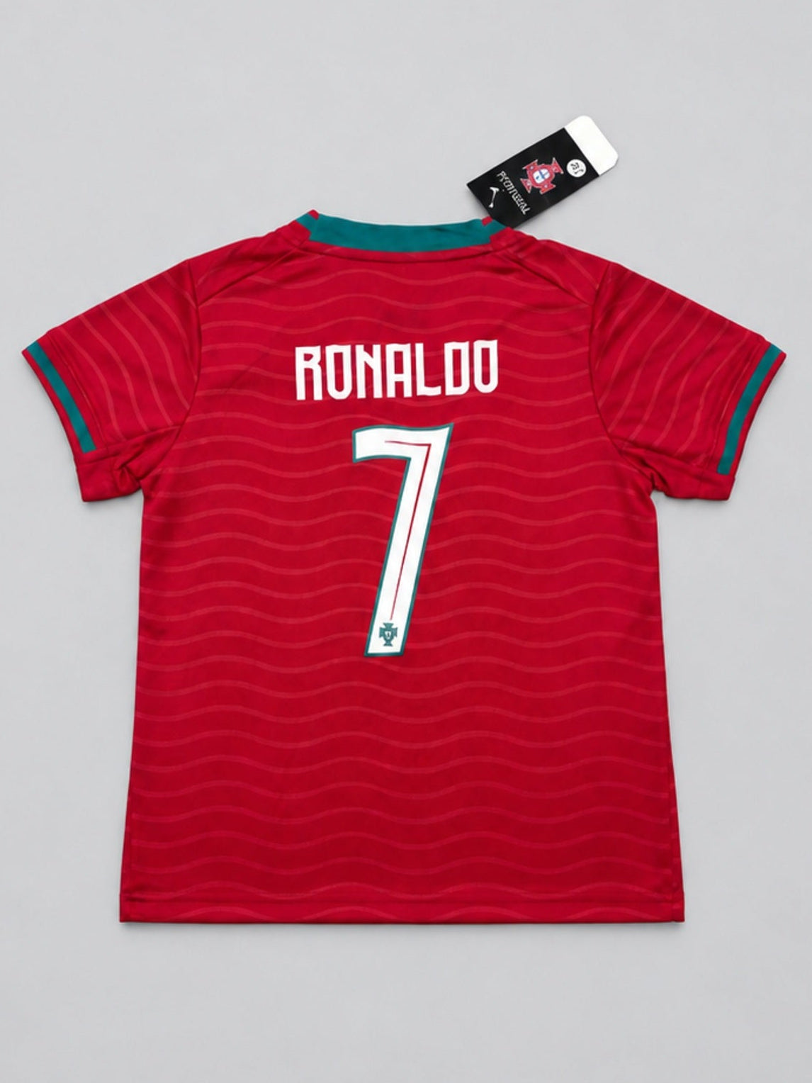 Kids Ronaldo Portugal #7 Soccer Youth Jersey & Shorts Set Boys Girls