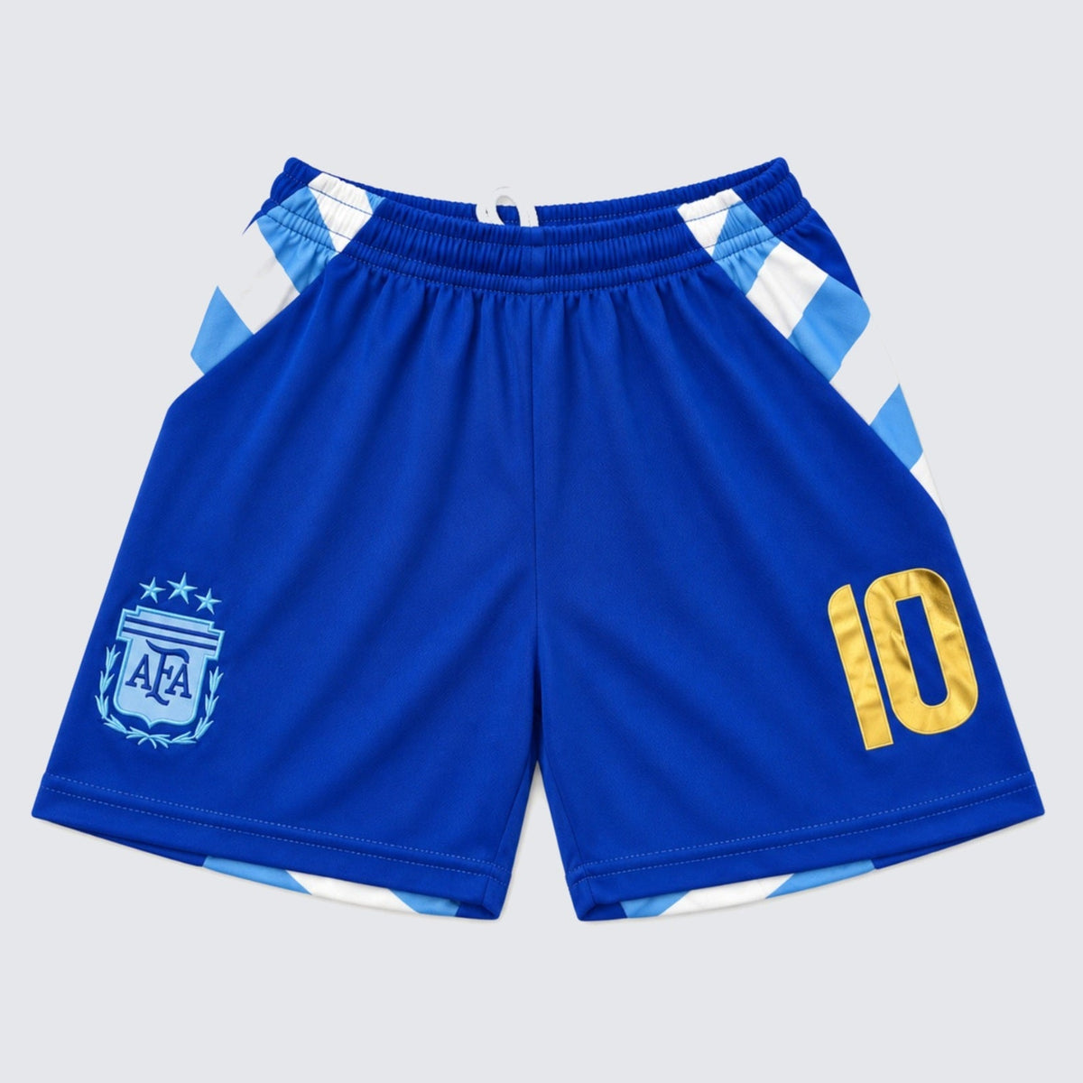 Kids Argentina Messi #10 Blue Soccer Youth Jersey & Shorts Set  Boys Girls